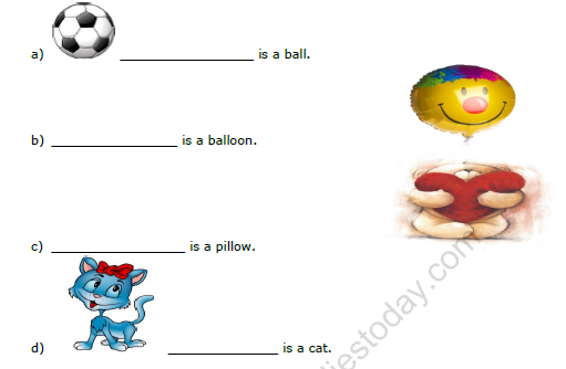 cbse class 1 english revision worksheet set d practice